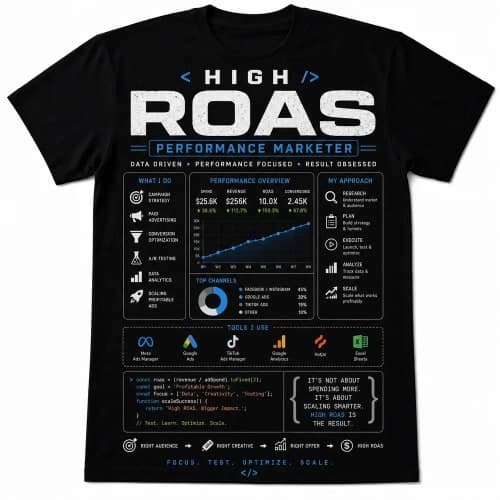 High ROAS Performance Marketer Oversized T-Shirt