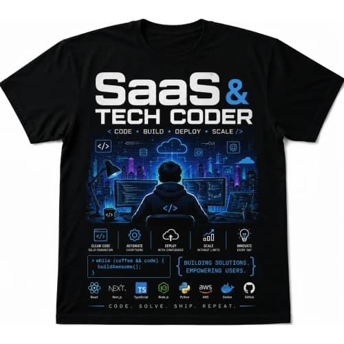 Premium Cloud Architecture SaaS Engineer Graphic T-Shirt