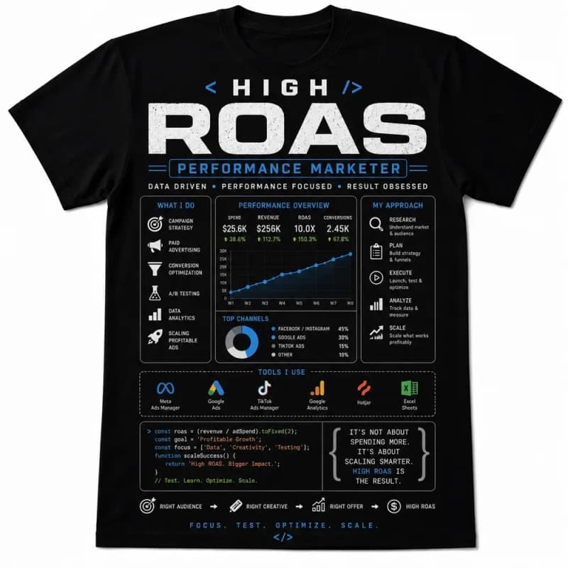 High ROAS Performance Marketer Oversized T-Shirt