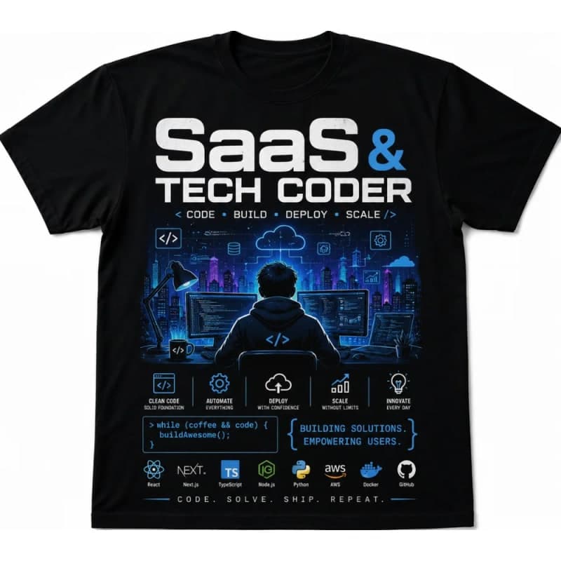 Premium Cloud Architecture SaaS Engineer Graphic T-Shirt